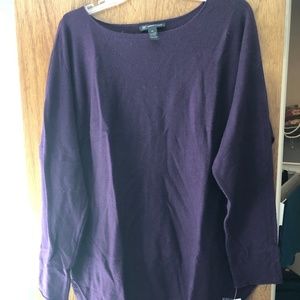 NWT Tunic Sweater, Purple XL